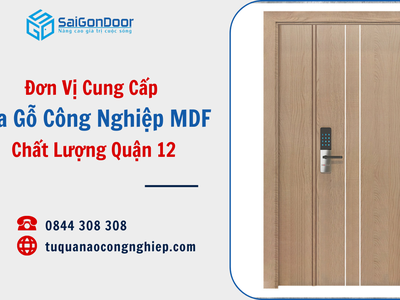 Đơn Vị Cung Cấp Cửa Gỗ Công Nghiệp MDF Chất Lượng Quận 12 2