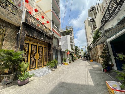 Bán nhà khu tân hương, tân phú - dt 80m2, a4, hẻm 8m xe tải 0