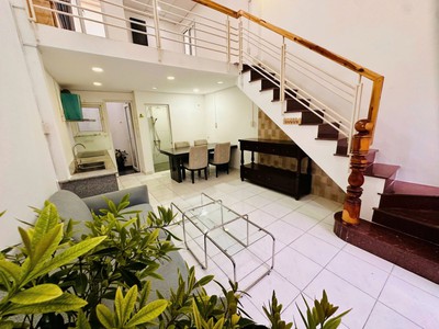 Cho thuê nhà nguyễn thiện thuật, bình thạnh, 4.5x18m, 1 trệt, 1 lửng, 16.5tr, tl 3