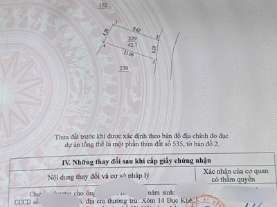 Chính chủ cần bán đất lô góc 2 mặt tiền tại địa chỉ thôn cao trung 2