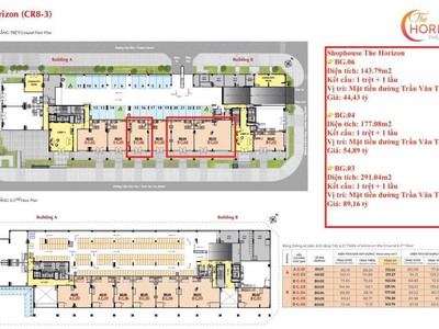 Giỏ hàng shophouse the horizon đẹp nhất phú mỹ hưng, shop sẵn kinh doanh ngay, 8x15, mặt tiền đường 2