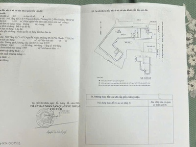 Căn hộ chung cư số 675 nguyễn kiệm dt 42m2 1 pn 1pk thang máy tầng 5, mg 1 3