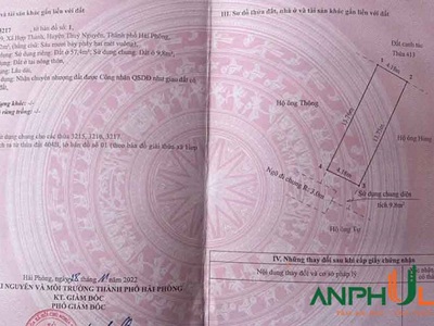 Chuyển nhượng lô đất tại TDP 9, Phường Lê Ích Mộc, TP Hải Phòng 0