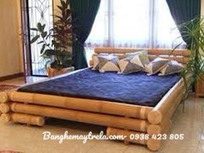 Giường tre phòng ngủ 1
