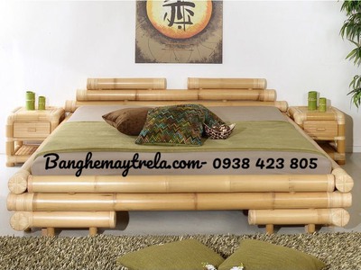 Giường tre phòng ngủ 5