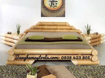 Giường tre phòng ngủ 7