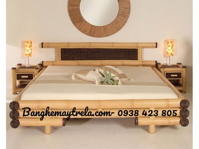 Giường tre phòng ngủ 8