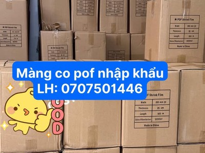Bán màng co pof hàng sẵn, giao ngay, giá tốt 0