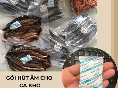 Gói hút ẩm Silicagel   Giải pháp bảo quản cá khô hiệu quả và an toàn 1