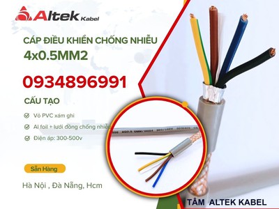 Cáp điều khiển 4x0.5 Altek Kabel Hà Nội, Đà Nẵng, Hồ Chí Minh 1