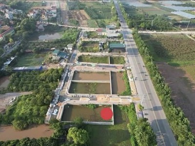 62m đất đấu giá đệ nhị, phương đình, đan phượng. nằm ngay sát tl 417, trục đường tây thăng long kéo 1