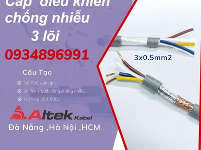 Cáp điều khiển 3x0.5mm2 Altek Kabel Hà Nội, Đà Nẵng, Hồ Chí Minh 2