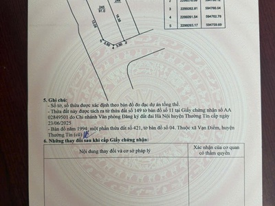 Bán đất lô góc 3 ô tô tránh cực đẹp tại thôn đặng xã   thường tín 4