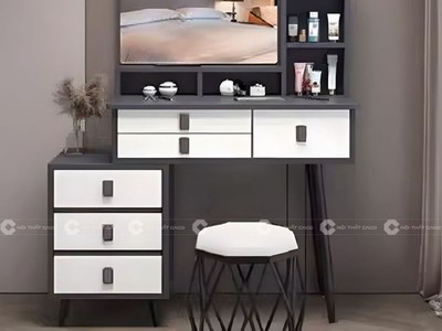 Bàn Trang Điểm Gỗ Công Nghiệp MDF Sang Trọng 2