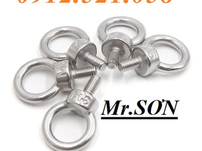 Chuyên bu lông mắt cẩu dương Inox 304 Hà Nội 0947521058 Kim khí THANH SƠN có đai ốc mắt cẩu âm 304 3