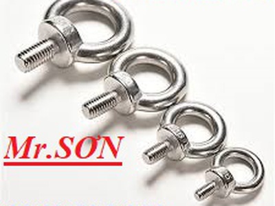 Chuyên bu lông mắt cẩu dương Inox 304 Hà Nội 0947521058 Kim khí THANH SƠN có đai ốc mắt cẩu âm 304 4