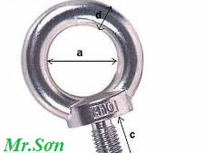 Chuyên bu lông mắt cẩu dương Inox 304 Hà Nội 0947521058 Kim khí THANH SƠN có đai ốc mắt cẩu âm 304 5