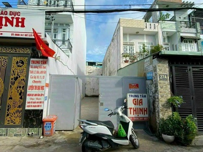 Bán lô đất  4x24  mặt tiền hiệp thành 33, quận 12   sổ hồng riêng, giá 4.5 tỷ 0