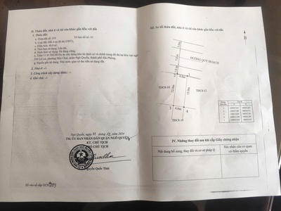 Bán lô đất đẹp tdc08 lê lai   ngô quyền, hải phòng  sổ đỏ chính chủ   giá cực tốt 0