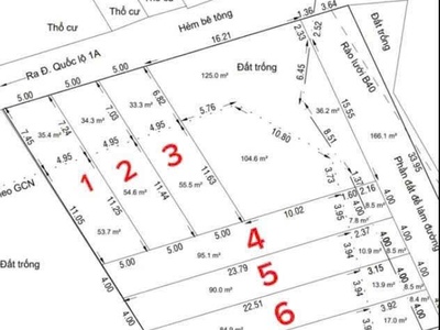 Siêu phẩm 7 lô đất an phú đông, q12 - giá chỉ từ 4 tỷ 5 4