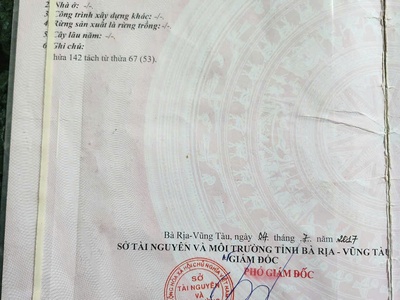 Chủ bán đất phước tân xuyên mộc chợ cây điệp chạy vào khoảng 200m 0