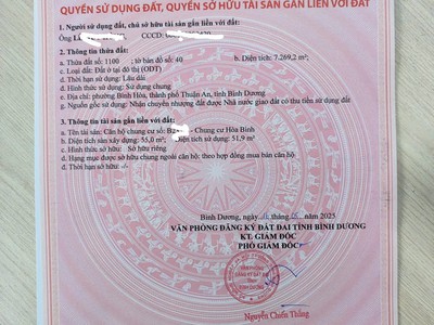 Căn hộ đẹp   giá tốt    chính chủ cần bán tại bình hoà, thuận an, bình dương nay là hcm mới 1