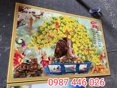 Gạch 3d tranh ốp tường trang trí đẹp 5