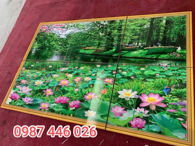 Gạch 3d tranh ốp tường trang trí đẹp 6