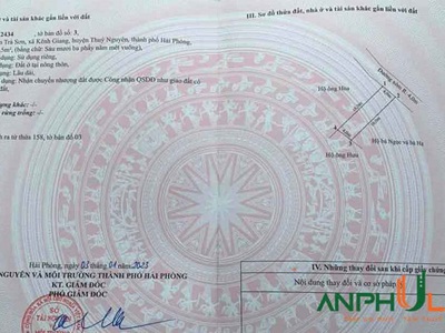 Cần bán lô đất đẹp tại TDP Trà Sơn, Phường Lưu Kiếm , TP Hải Phòng 3