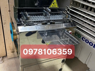 Máy buộc đầu túi có xếp hình, máy buộc túi thực phẩm, máy buộc túi bánh mỳ ngọt có tạo hình quạt 1