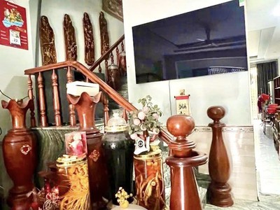 NHÀ 4 TẦNG 101m2 Ngang 5M - THANG MÁY trong nhà - MẶT TIỀN ĐƯỜNG 14M P.Đông Hòa - 8.2tỷ TL 4