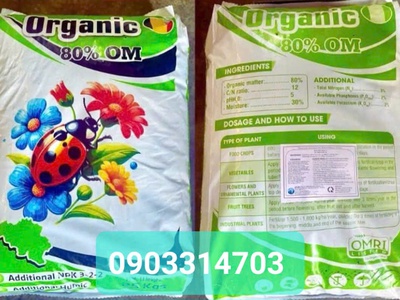 Phân bón hữu cơ nhập khẩu- Phân gà hữu cơ 70-90 OM , NPK 322 , humic 5 3
