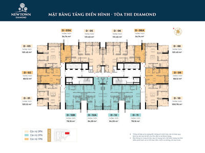 Newtown Diamond: Căn 2PN, Tầm giá 5 tỷ - Sở hữu lâu dài trung tâm Đà Nẵng - CK đến 12 16