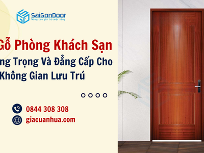 Cửa Gỗ Phòng Khách Sạn Nét Sang Trọng Và Đẳng Cấp Cho Không Gian Lưu Trú 1