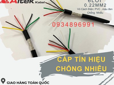 Cáp tín hiệu chống nhiễu 6x 0.22mm - Altek Kabel Hà Nội, Đà Nẵng, Hồ Chí Minh 2