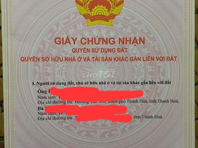 Chính chủ cần bán nhà cấp 4 đường nguyễn công trứ - tp.thanh hoá . 3