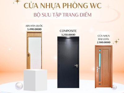 Bộ sưu tập cửa nhựa phòng WC Saigondoor 2