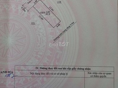 Chính chủ cần bán nhà cấp 4 đường nguyễn công trứ - tp.thanh hoá . 4