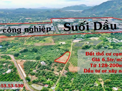 Chỉ từ 830 triệu có ngay 128m  đất nền cam lâm   full thổ cư, sổ riêng từng lô 0