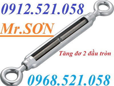 Tăng đơ 2 đầu tròn Inox 304 D16,D12,D10,D8 Hà Nội 0968521058 Kim khí tổng hợp THANH SƠN cung cấp 3