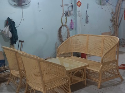 Sofa mây tự nhiên 1