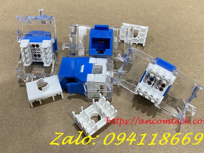 Thanh đấu nối Patch panel 48 cổng Cat6 UTP 2U mã ACT-48S2U, ACT-JK28-C6-US chính hãng ANCOMTECK 5