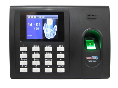 Máy chấm công vân tay WSE 269 giá rẻ tại HCM 0