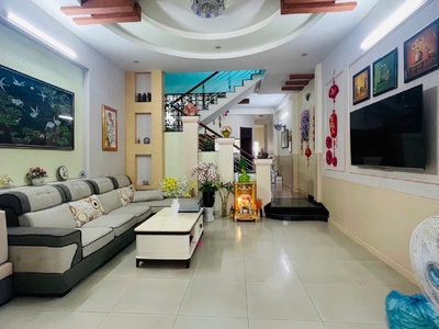 Nhà 3 tầng đẹp Full nội thất mặt tiền Hoàng Đạo Thúy - Trung tâm Hòa Thọ Đông - Cẩm Lệ  0