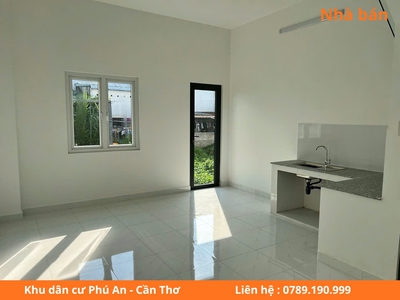 Bán nhà Khu dân cư Phú An, Cần Thơ, DT 90m2 sổ hồng 4,5x20m xây 1 trệt 1 lầu 4