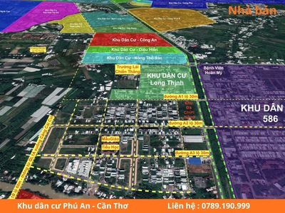 Bán nhà Khu dân cư Phú An, Cần Thơ, DT 90m2 sổ hồng 4,5x20m xây 1 trệt 1 lầu 1