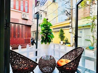Nhà bán trung tâm phú nhuận   góc 2 mặt tiền hồ biểu chánh   5 tầng   sân thượng view 1