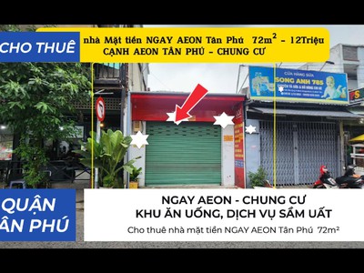 Cho thuê nhà mặt tiền âu cơ q.tân phú  95m ,3tầng - 29triệu - khu cực sầm uất 0