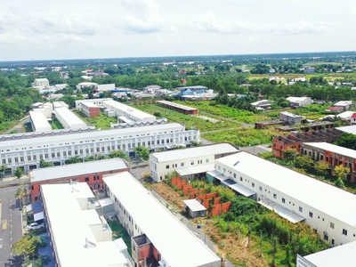 Bán nhà 1 trệt 1 lầu khu phượng cát   long đức, vĩnh long 2