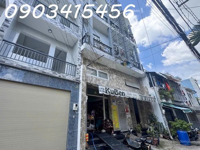 Nhà hxh 3 tầng, t.phú, 4x15m, gần chợ nguyễn sơn, hxh nhỉnh 5tỷ 1